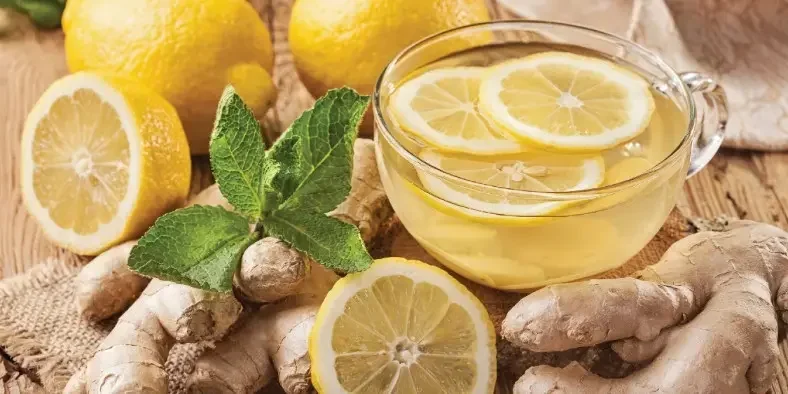 Air lemon dan jahe