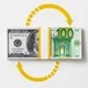 Pertukaran uang dari dolar ke euro