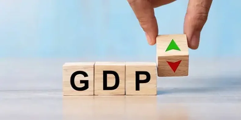 Kotak bertuliskan GDP