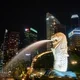 patung merlin singapore